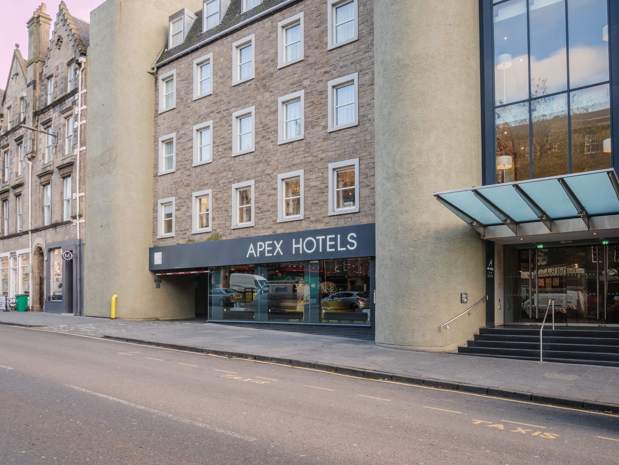 Exterior of Apex City of Edinburgh Hotel