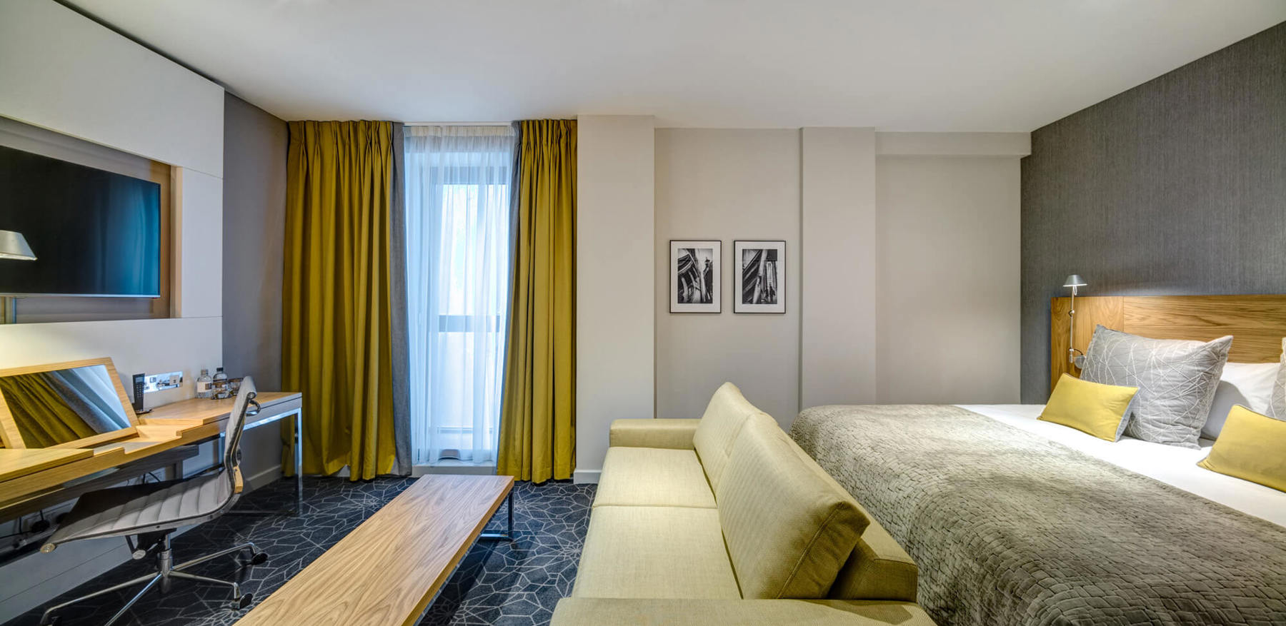 Family Room with bed and sofa bed