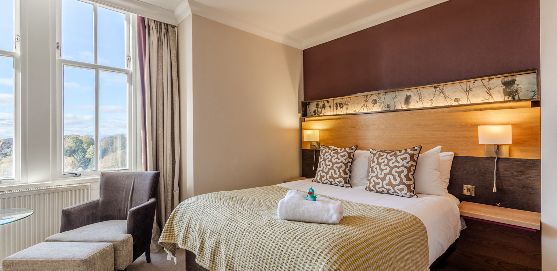 Double Plus Room at Apex Dunblane Hydro Hotel Double Plus Room at Apex Dunblane Hydro Hotel