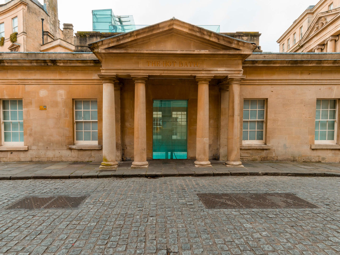 Exterior of Thermae Bath Spa in London