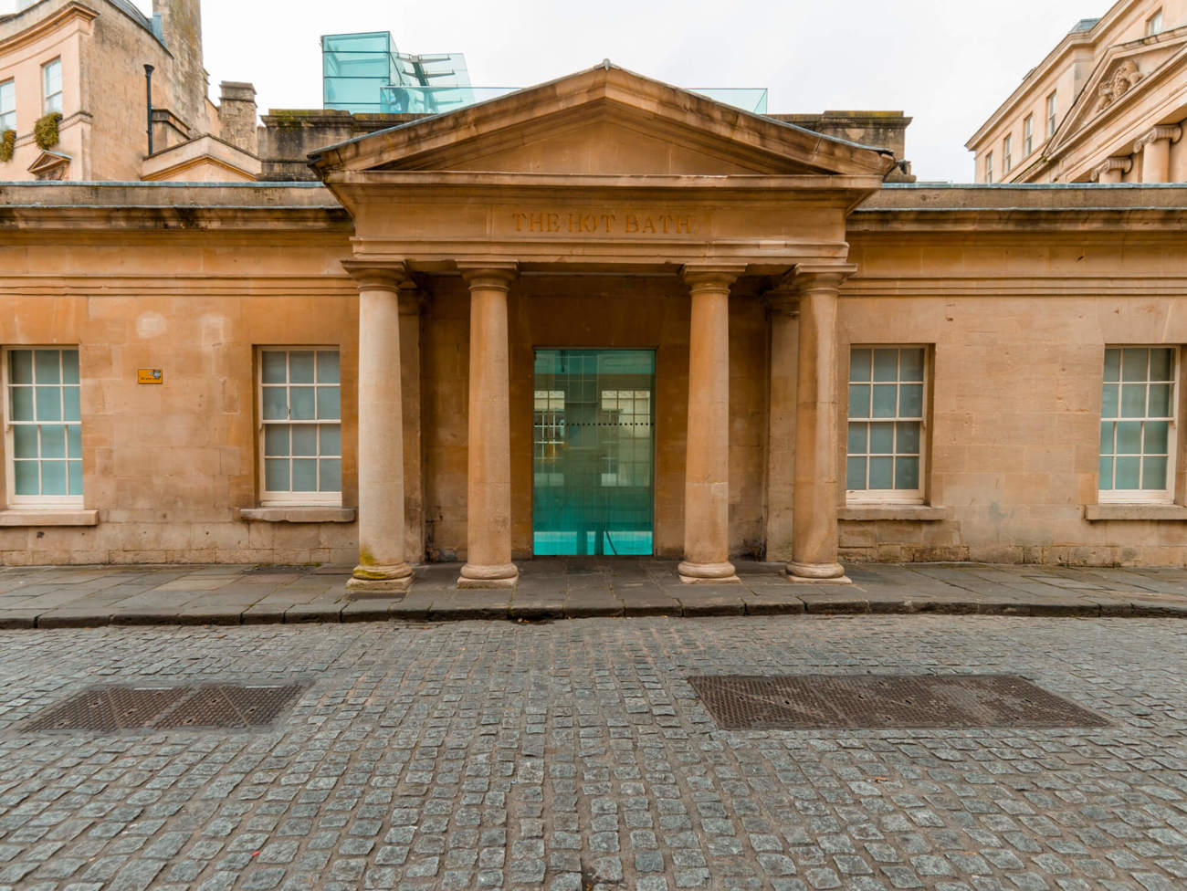 Exterior of Thermae Bath Spa in London