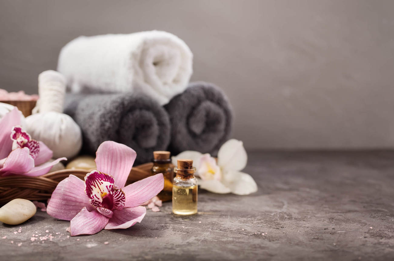 Yu Spa, Dundee Spa towels and flowers