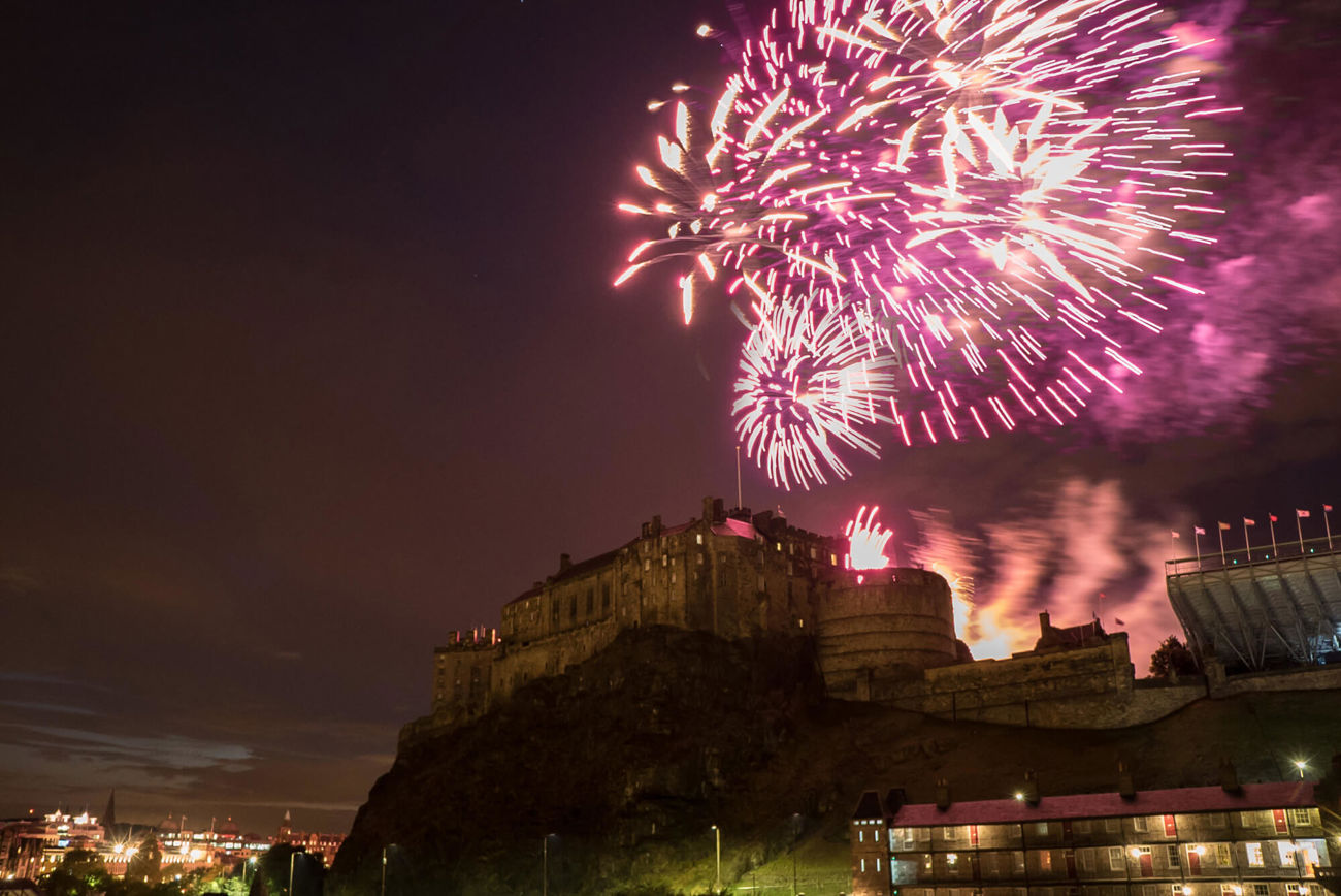 Fireworks at Edinburgh Castle
