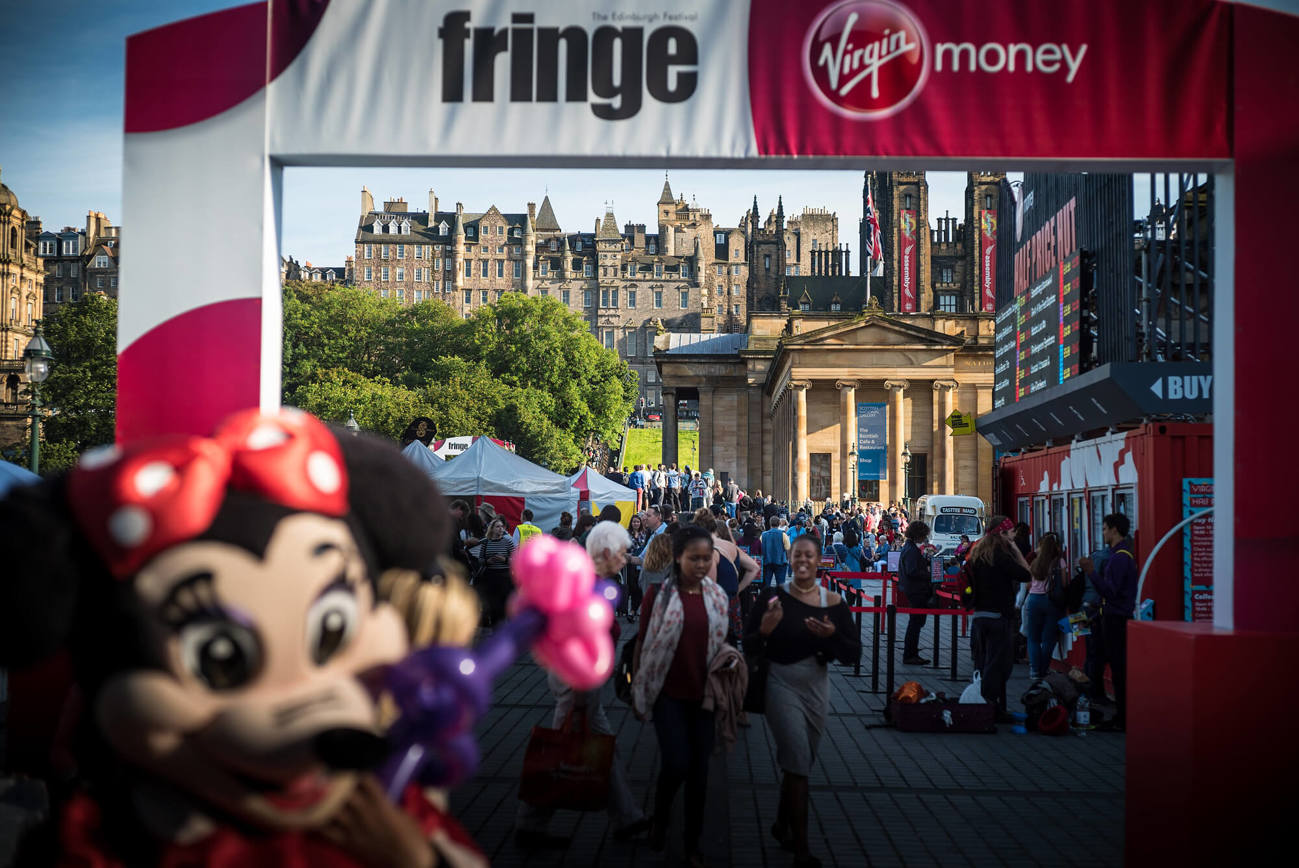 Experience the Edinburgh Festival Fringe Entrance to Edinburgh Festival Fringe