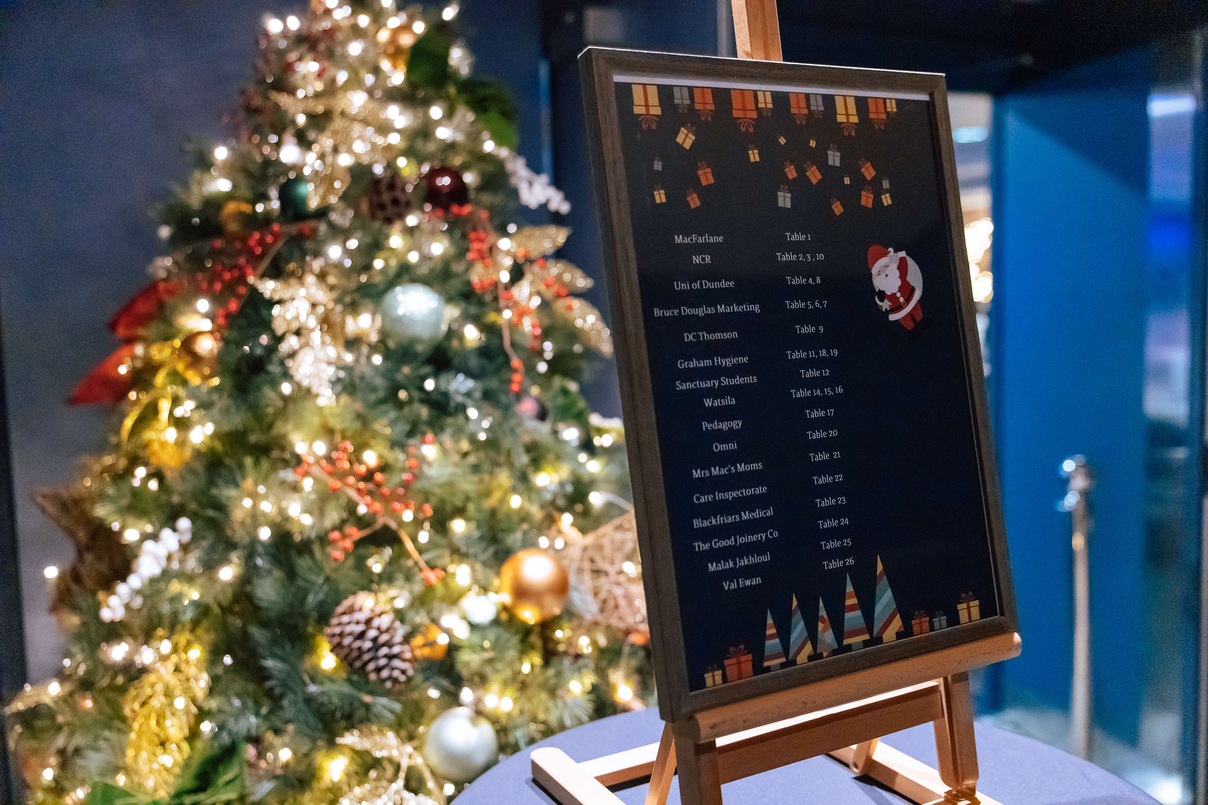 christmas decorations at apex city quay hotel