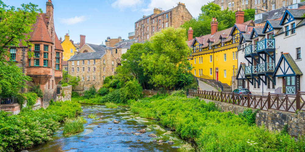 Dean Village in Edinburgh