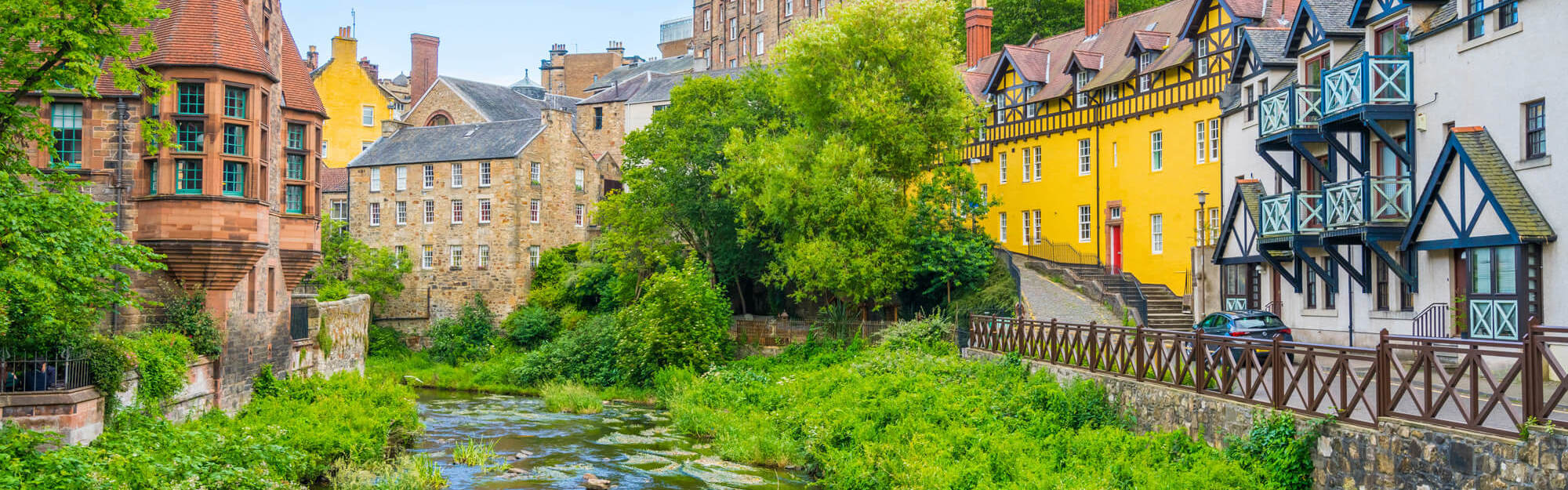 Dean Village in Edinburgh Dean Village in Edinburgh