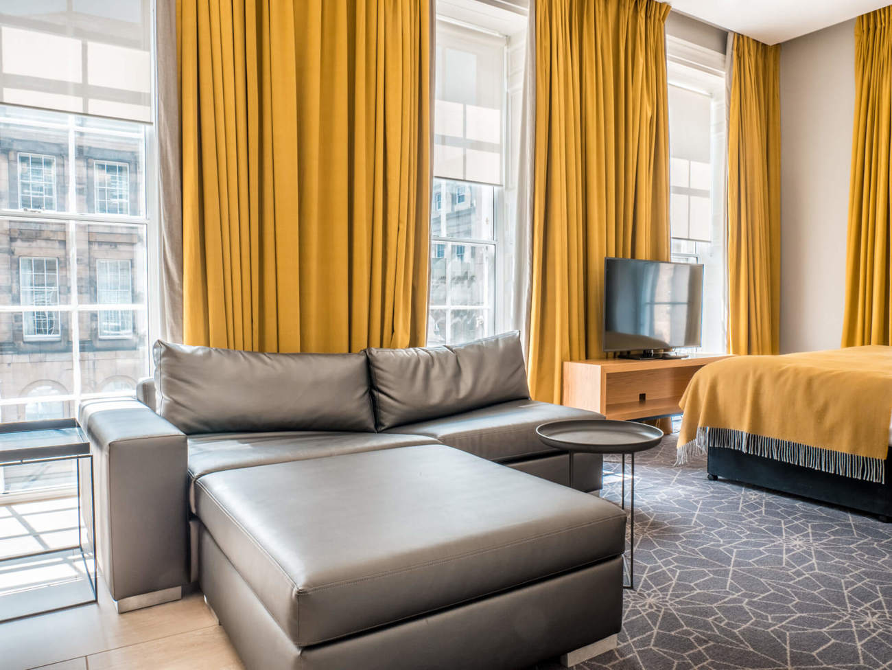 Family Room at Apex Waterloo Place Hotel Sofa bed in Family Room at Apex Waterloo Place Hotel