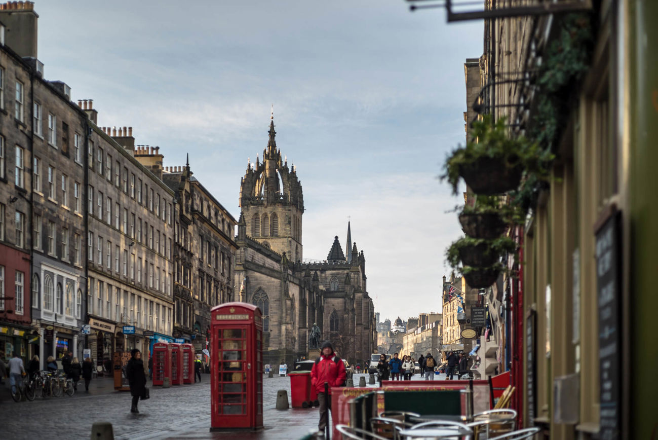The Royal Mile in Edinburgh