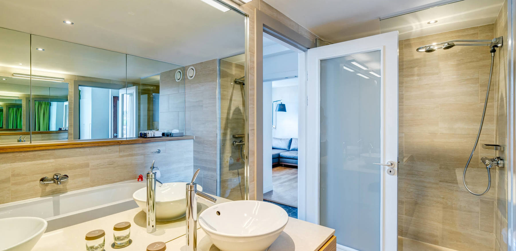 Master Suite bathroom with walk-in shower