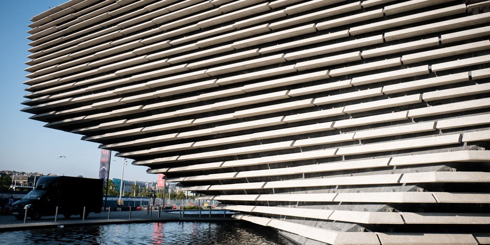 Exterior of V&A Museum in Dundee