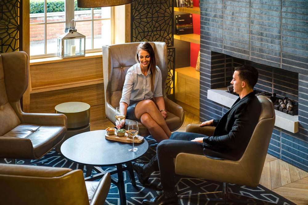 Chambers Bar at Apex Temple Court Hotel bar and lounge area