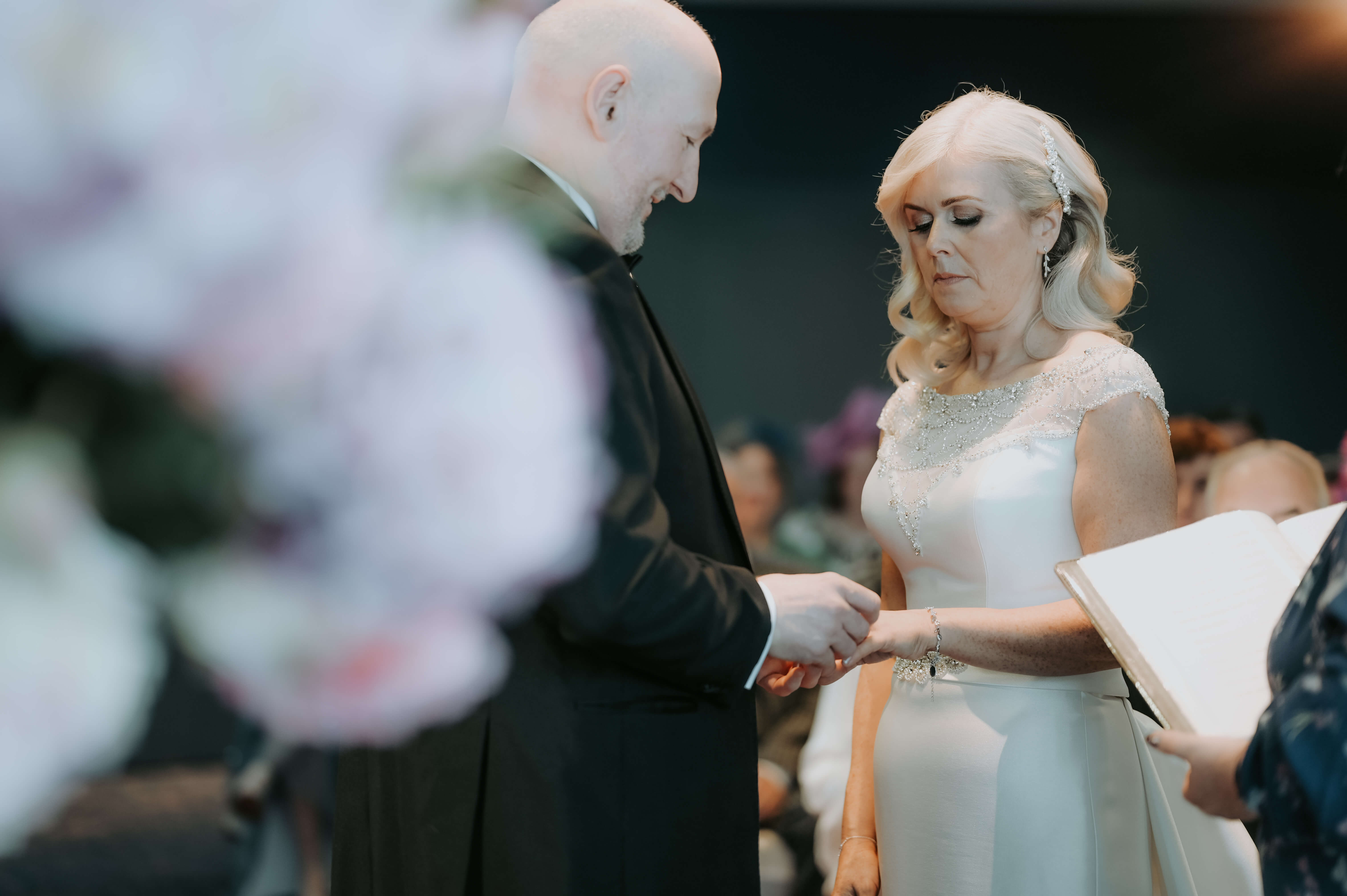 exchanging wedding vows