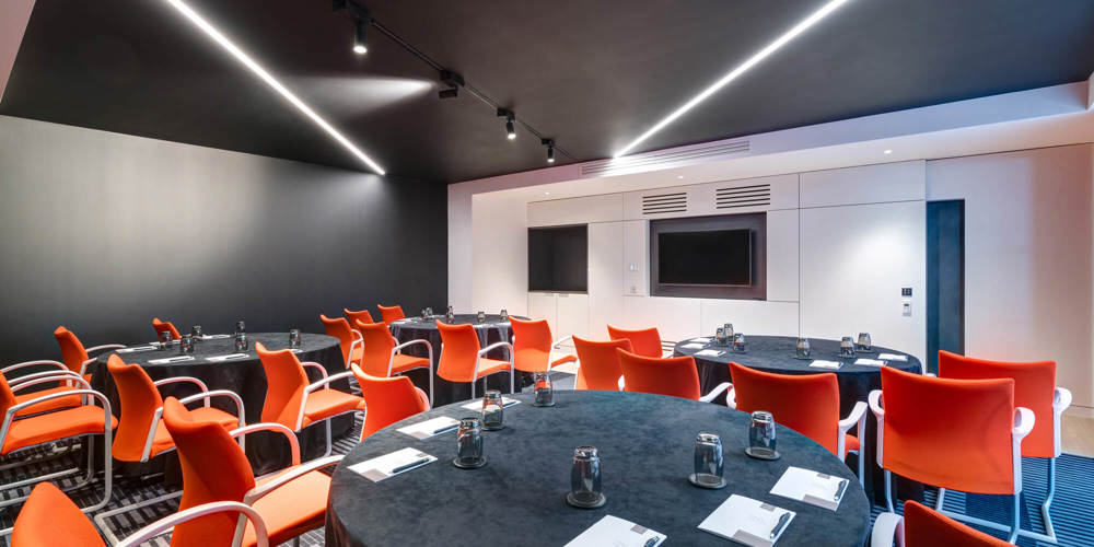 Camden room at Apex City of Bath Hotel Camden room at Apex City of Bath Hotel set up cabaret style