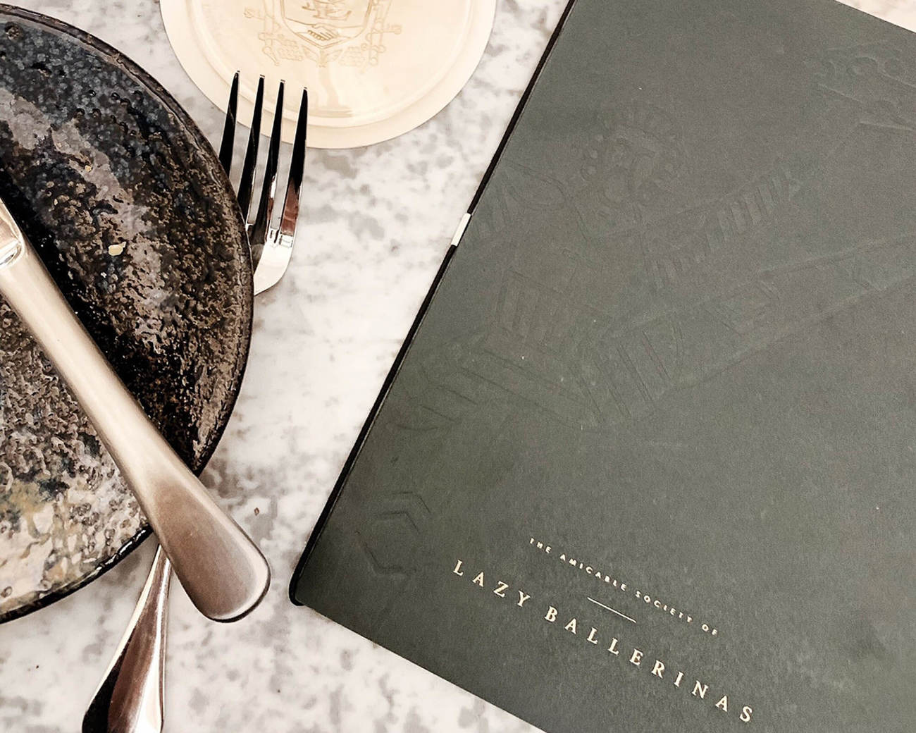 Lazy Ballerinas menu Lazy Ballerinas menu