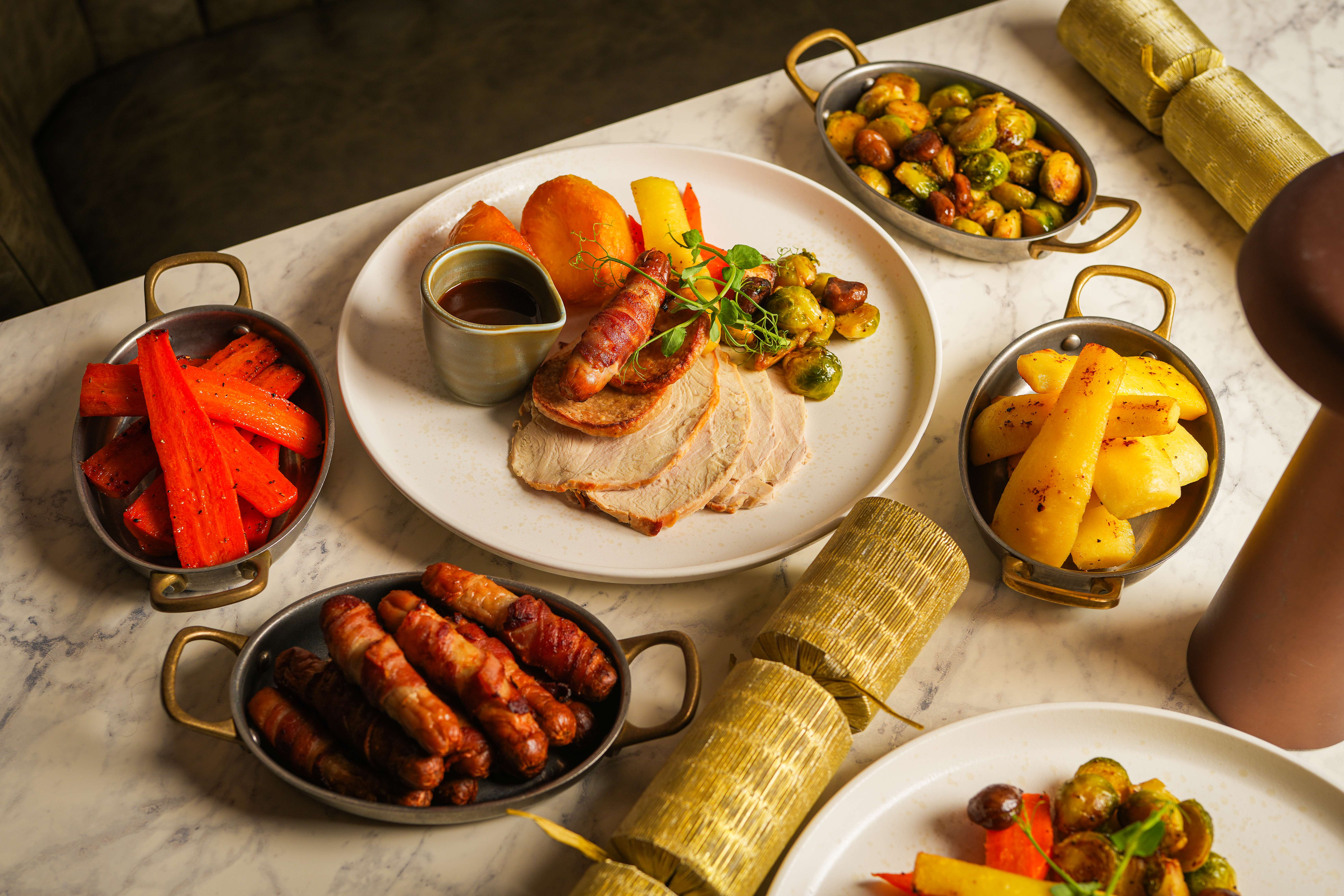 Festive roast at liberte brasserie