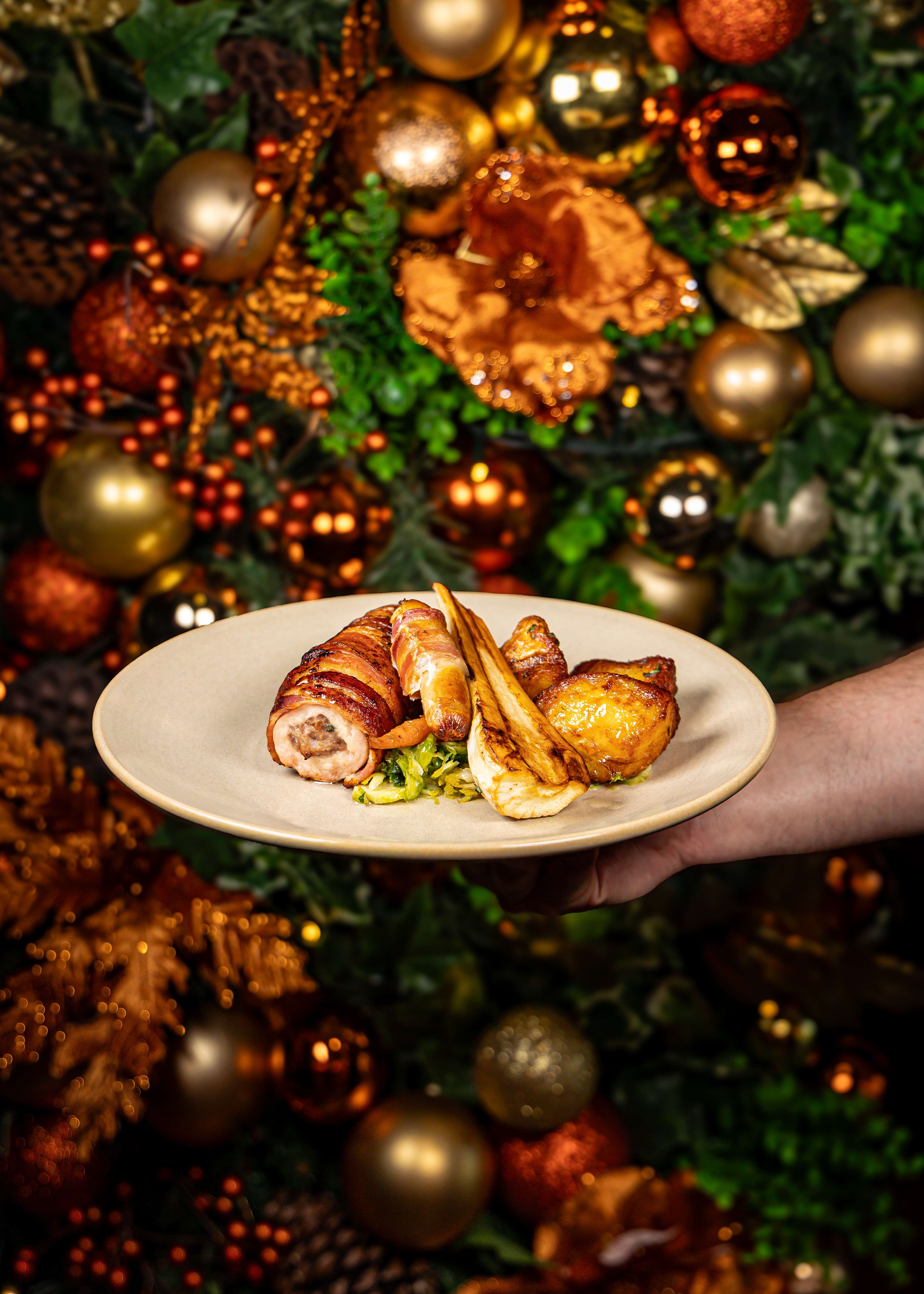 christmas roast dinner served at apex city of bath