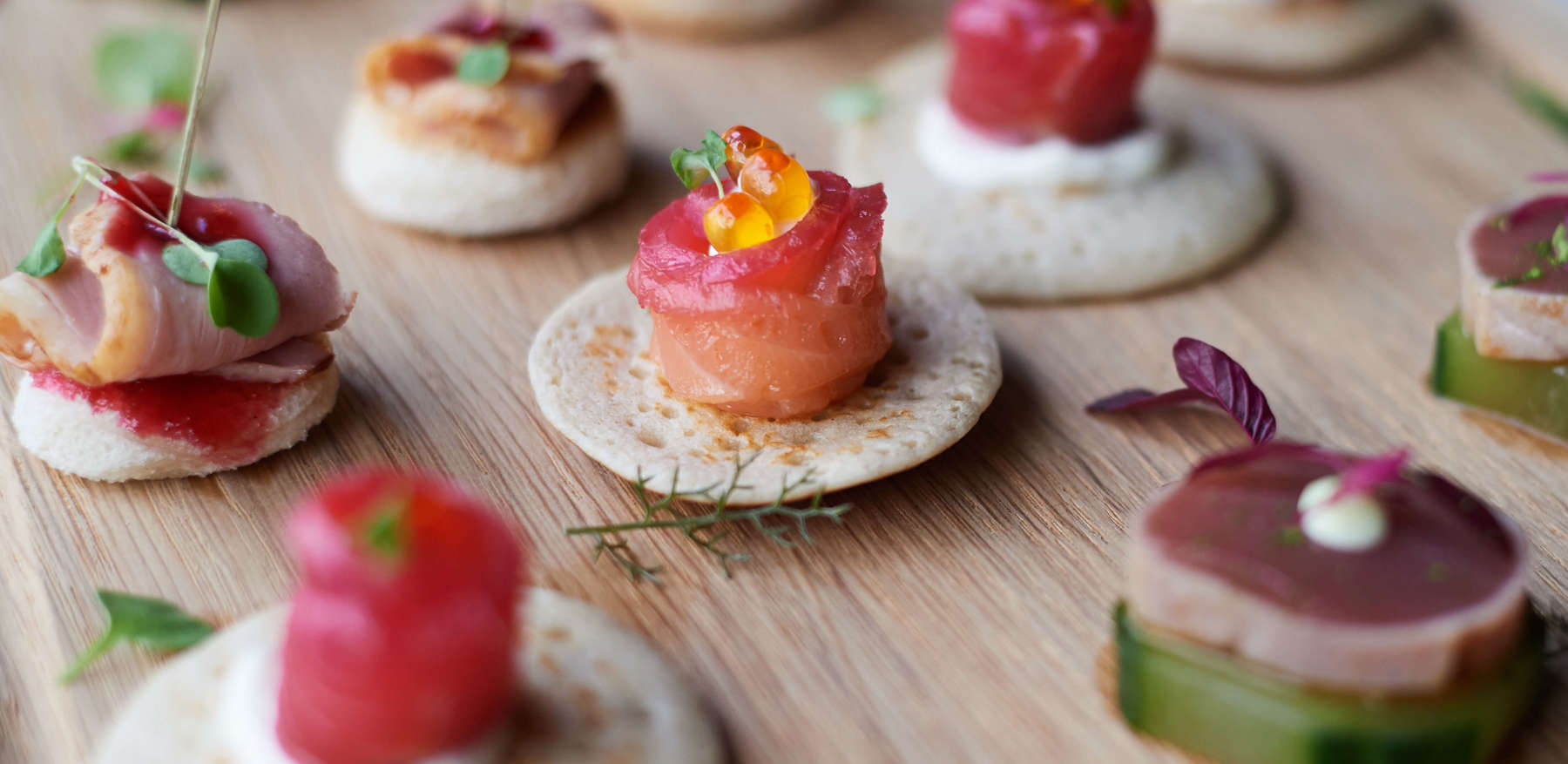 Canapes At Hotel Wedding Reception Canapes At Hotel Wedding Reception