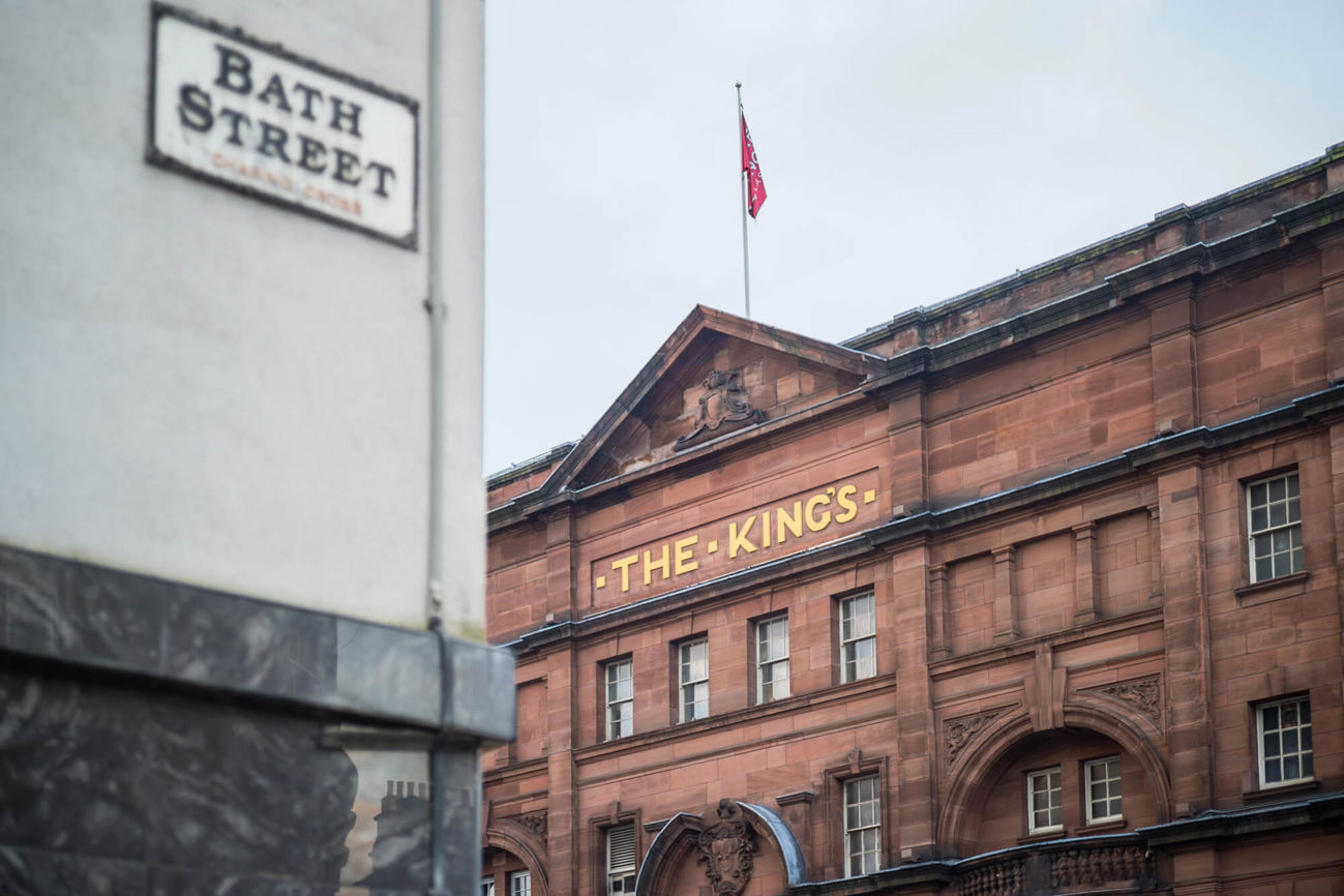 Bath Street sign in Glasgow