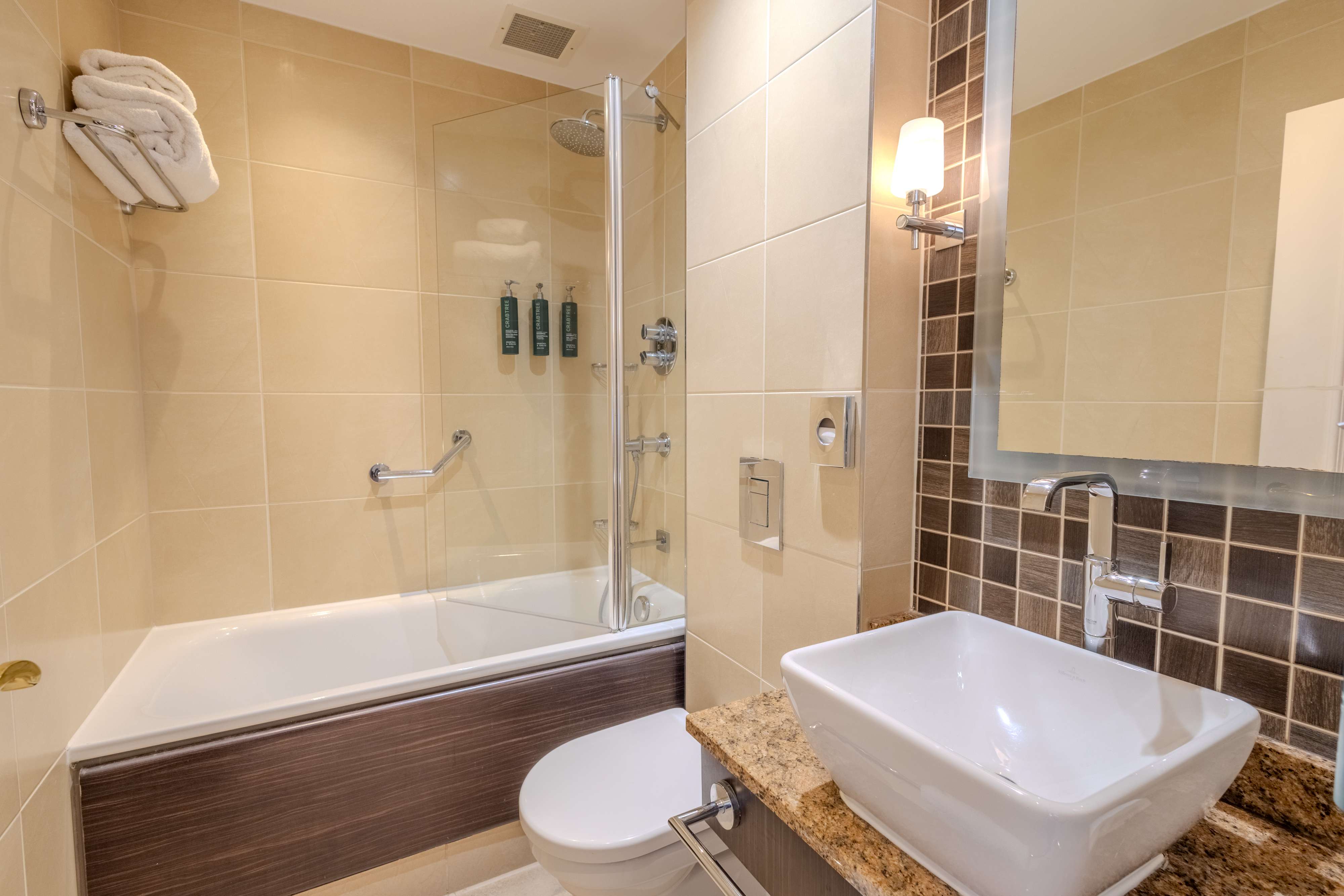 Bathroom in the Double Room at Apex Dunblane Hydro Hotel