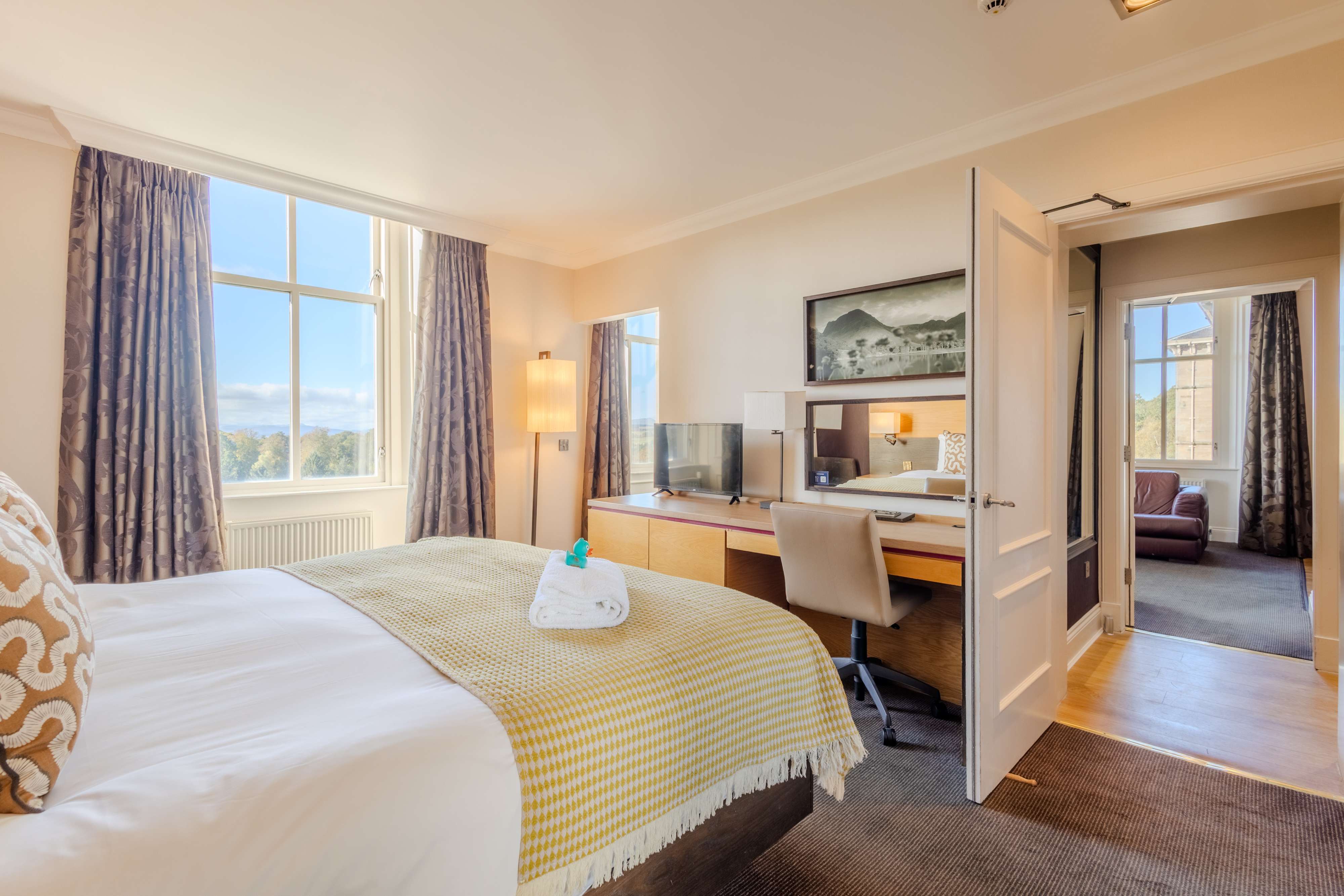 superior suite at apex dunblane hyrdo hotel